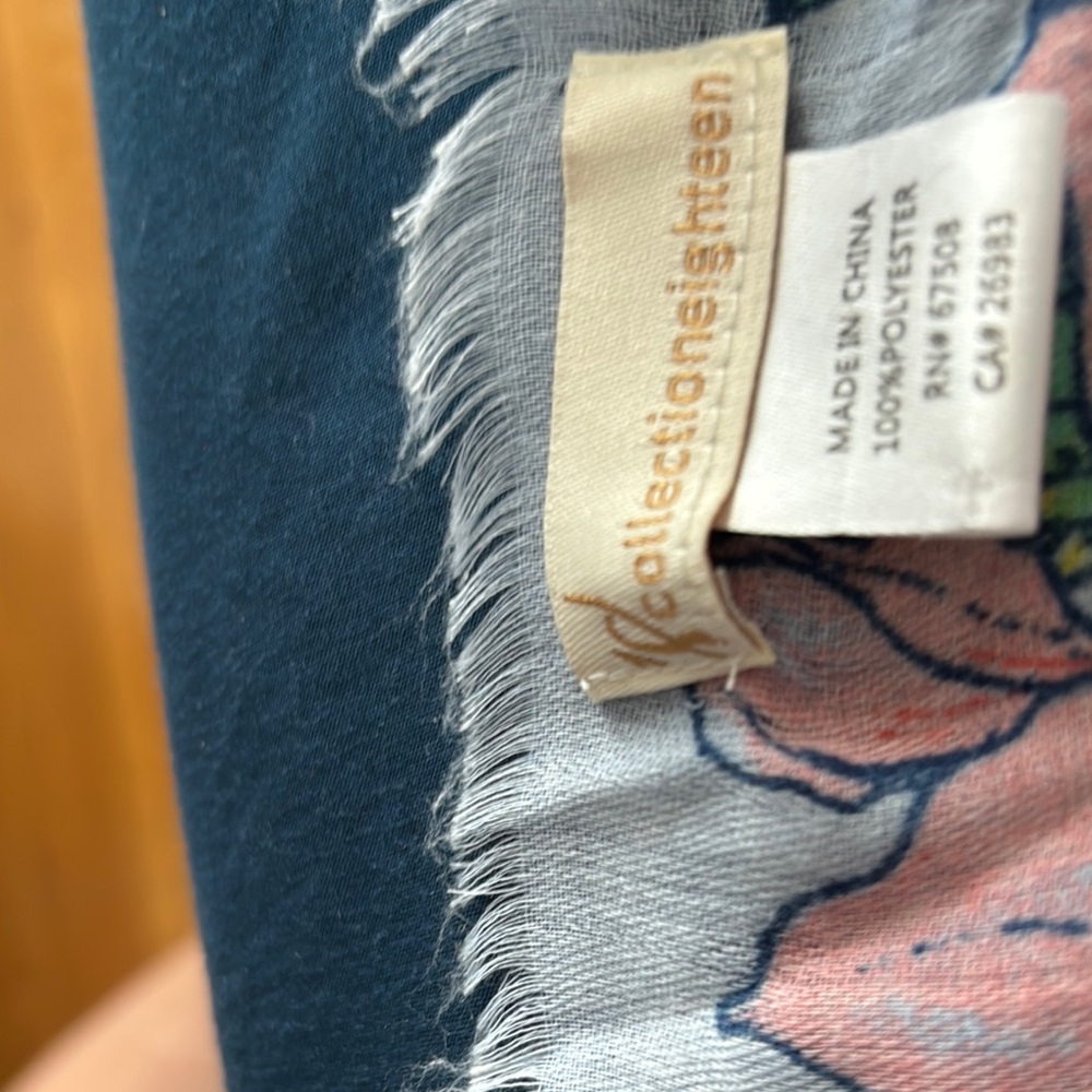 Floral Spring Scarf - Multicolor - Picture 3 of 5